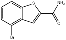 4-Bromo-1-benzothiophene-2-carboxamide Struktur