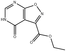 4,5-Dihydro-4-oxoisoxazolo[5,4-d]pyrimidine-3-carboxylic acid ethyl ester Struktur