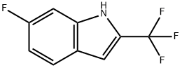 6-FLUORO-2-TRIFLUOROMETHYLINDOLE Struktur