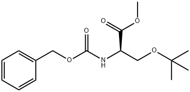 Z-D-SER(TBU)-OME Struktur