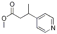 (+/-)-3-(pyridin-4-yl)butyric acid methyl ester Struktur