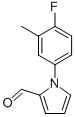 1-(4-FLUORO-3-METHYLPHENYL)-1H-PYRROLE-2-CARBOXALDEHYDE Struktur