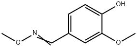 4-Hydroxy-3-methoxy-benzaldehyde O-Methyloxime Struktur