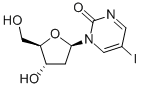 5-Iodo-2-pyrimidinone-2'-deoxyribose Struktur