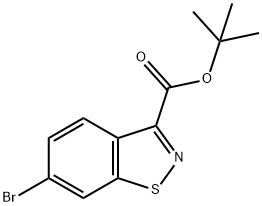 tert-Butyl 6-bromobenzo[d]isothiazole-3-carboxylate Struktur