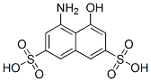 2,7-Naphthalenedisulfonic acid, 4-amino-5-hydroxy-, coupled with 3-aminophenol, diazotized 5-amino-2-[(4-aminophenyl)amino]benzenesulfonic acid and diazotized benzenamine, sodium salts Struktur