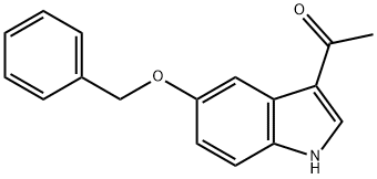 1-(5-(Benzyloxy)-1H-indol-3-yl)ethanone Struktur