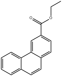 3-Phenanthrenecarboxylic acid ethyl ester Struktur