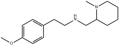 N-[2-(4-METHOXYPHENYL)ETHYL]-N-METHYL-2-PIPERIDINEMETHANAMINE Struktur