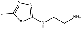 N-(2-Aminoethyl)-N-(5-methyl-1,3,4-thiadiazol-2-yl)amine Struktur