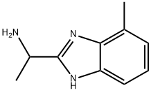 1H-BENZIMIDAZOLE-2-METHANAMINE, A,7-DIMETHYL- Struktur