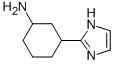 Cyclohexanamine,  3-(1H-imidazol-2-yl)- Struktur