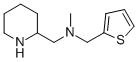 N-METHYL-N-(2-THIENYLMETHYL)-2-PIPERIDINEMETHANAMINE Struktur