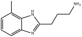 3-(4-METHYL-1H-BENZIMIDAZOL-2-YL)PROPAN-1-AMINE Struktur