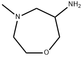 4-methyl-1,4-oxazepan-6-amine Struktur