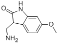 3-AMINOMETHYL-6-METHOXY-1,3-DIHYDRO-INDOL-2-ONE Struktur