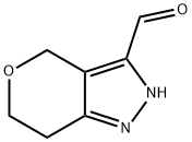 Pyrano[4,3-c]pyrazole-3-carboxaldehyde,  2,4,6,7-tetrahydro- Struktur