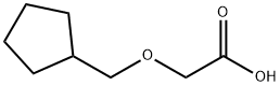 Cyclopentylmethoxy-acetic acid Struktur