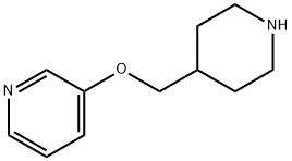 3-(4-PIPERIDINYLMETHOXY)PYRIDINE Struktur