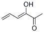 3,5-Hexadien-2-one, 3-hydroxy- (9CI) Struktur