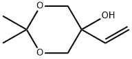 2,2-Dimethyl-5-vinyl-1,3-dioxan-5-ol Struktur