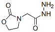 3-Oxazolidineacetic  acid,  2-oxo-,  hydrazide Struktur