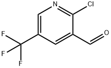 3-PYRIDINECARBOXALDEHYDE, 2-CHLORO-5-(TRIFLUOROMETHYL)- Struktur