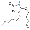 4,5-dipent-4-enoxyimidazolidin-2-one Struktur