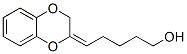 1-Pentanol,  5-(1,4-benzodioxin-2(3H)-ylidene)- Struktur