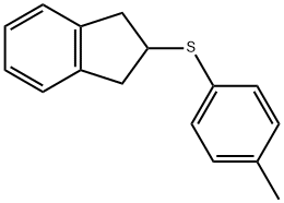 2-[(4-Methylphenyl)sulfanyl]indane Struktur