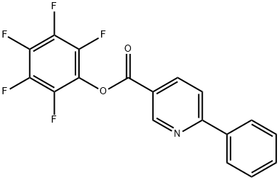 pentafluorophenyl 6-phenylnicotinate Struktur