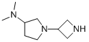 1-(AZETIDIN-3-YL)-N,N-DIMETHYLPYRROLIDIN-3-AMINE Struktur