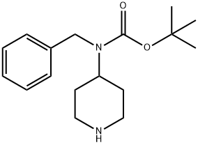 TERT-BUTYL N-BENZYL-N-(PIPERIDIN-4-YL)CARBAMATE Struktur