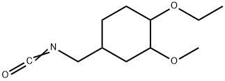 Cyclohexane, 1-ethoxy-4-(isocyanatomethyl)-2-methoxy- (9CI) Struktur