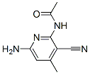 Acetamide,  N-(6-amino-3-cyano-4-methyl-2-pyridinyl)- Struktur