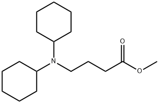 methyl 4-(dicyclohexylamino)butanoate Struktur