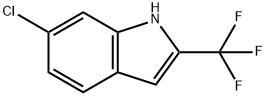 6-CHLORO-2-TRIFLUOROMETHYLINDOLE Struktur