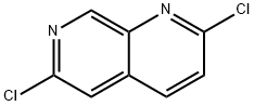 1,7-NAPHTHYRIDINE, 2,6-DICHLORO- Struktur