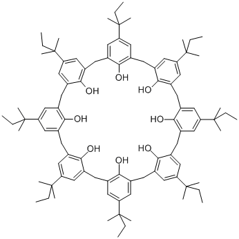 4-TERT-AMYLCALIX[8!ARENE Struktur