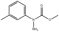 Hydrazinecarboxylic  acid,  1-(3-methylphenyl)-,  methyl  ester Struktur