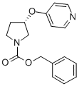 benzyl (3S)-3-(pyridin-4-yloxy)pyrrolidine-1-carboxylate Struktur