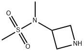 N-(Azetidin-3-yl)-N-methylmethanesulfonamide Struktur