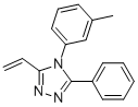 3-PHENYL-4-M-TOLYL-5-VINYL-4H-1,2,4-TRIAZOLE Struktur