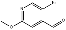 5-broMo-2-Methoxyisonicotinaldehyde Struktur