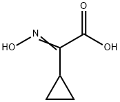 2-Cyclopropyl-2-(hydroxyimino)acetic acid Struktur