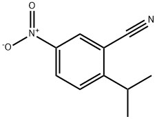 BENZONITRILE, 2-(1-METHYLETHYL)-5-NITRO- Struktur