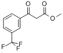 METHYL 3-(TRIFLUOROMETHYL)BENZOYLACETATE Struktur