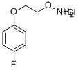 O-[2-(4-Fluoro-phenoxy)-ethyl]-hydr
oxylamine hydrochloride Struktur