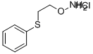 O-(2-Phenylsulfanyl-ethyl)-hydroxylamine  hydrochloride Struktur