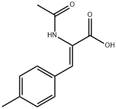 (Z)-2-ACETAMIDO-3-P-TOLYLACRYLIC ACID Struktur